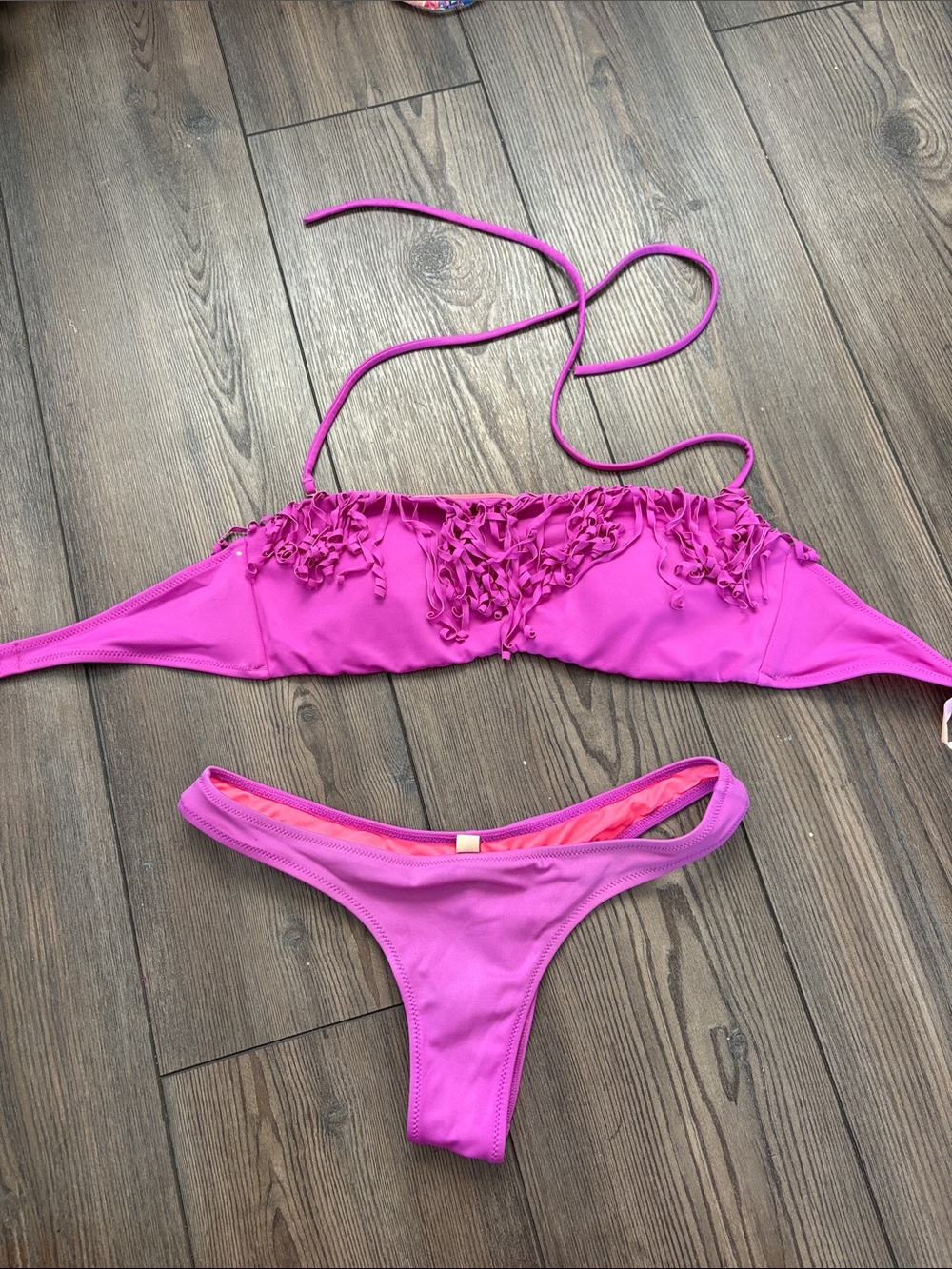 Victoria's Secret Hot Pink Bikini Set